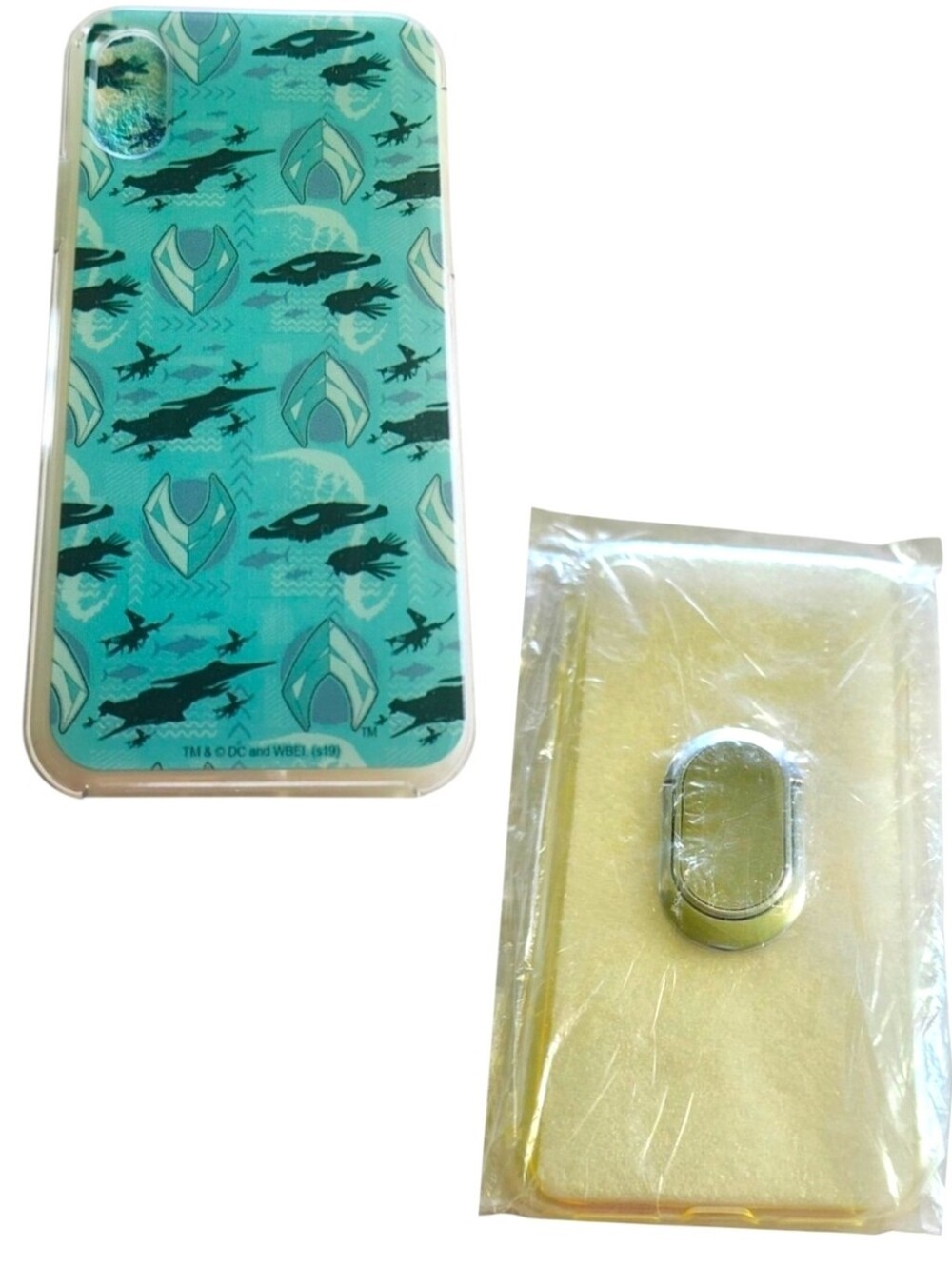 2pc DC Comics Aquaman & Clear cases for iPhone X/XS